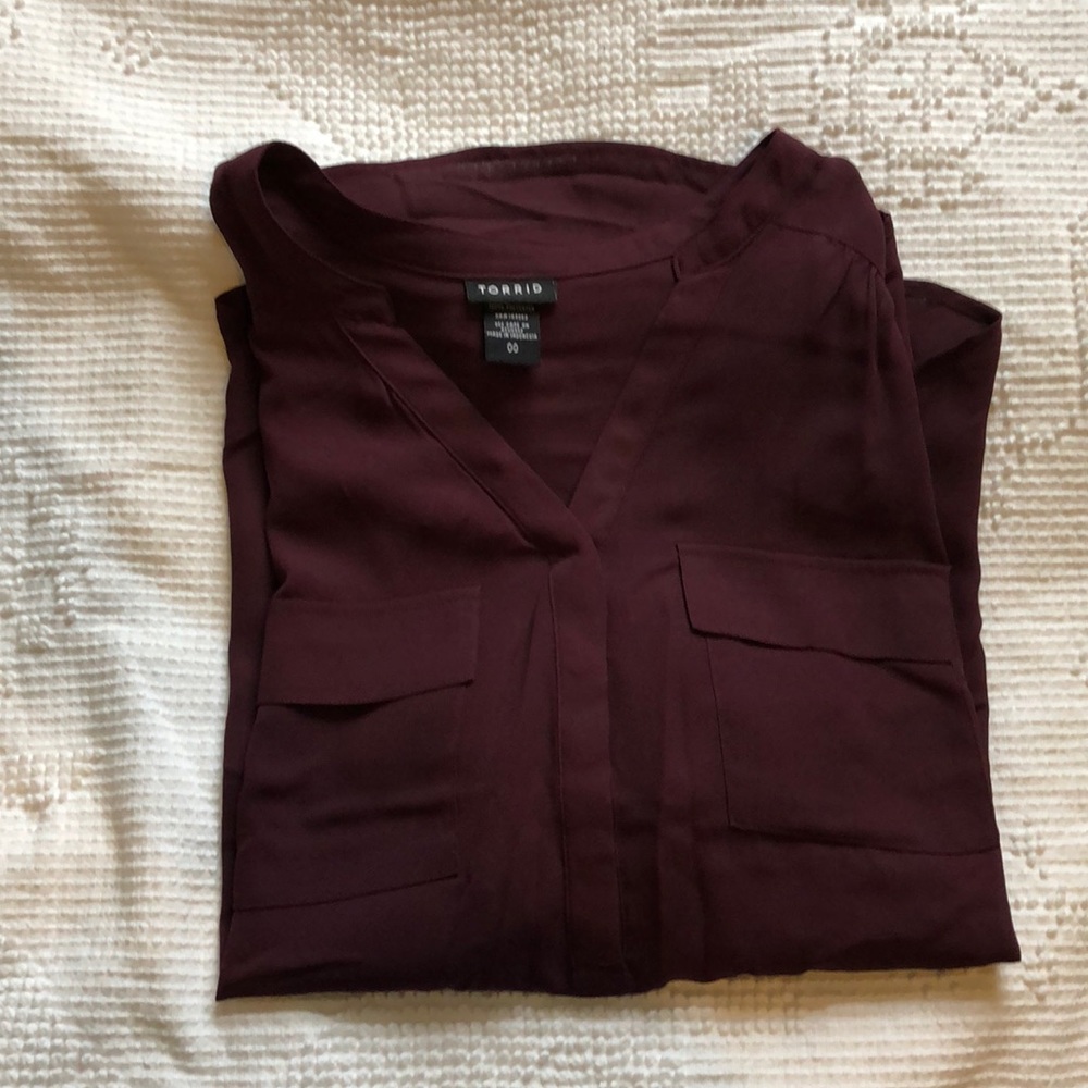 Maroon Torrid shirt